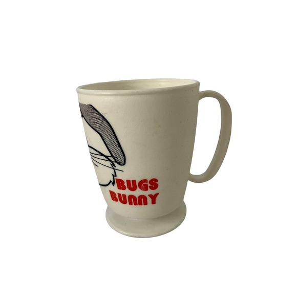 Vintage BUGS BUNNY Travel Mug/Cup NO LID Whirley Industries, 1978 - Picture 1 of 5